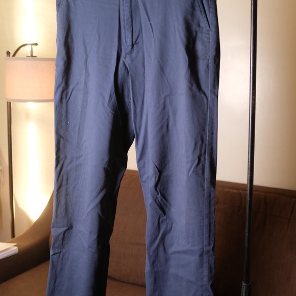 IZOD Navy Chino Pants - Regular Fit - Picture 2 of 4